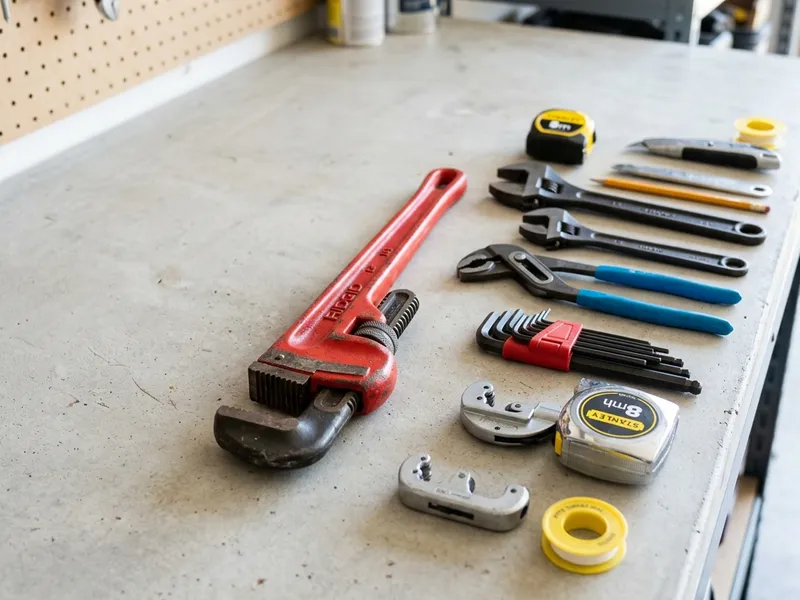 Professional plumbers in Rockford, IA equipped with top-tier tools for residential and commercial plumbing services.
